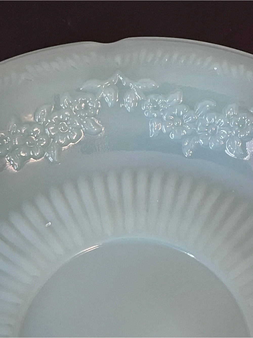 Vintage Jadeite Cups & Saucers Alice Pattern Set of 2 Anchor Hocking Fire King